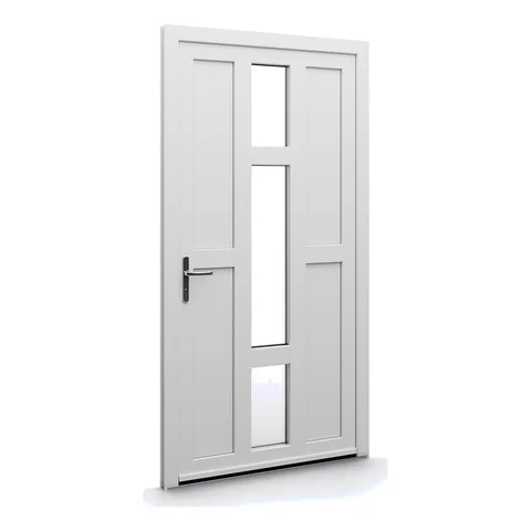 Achterdeur met glas